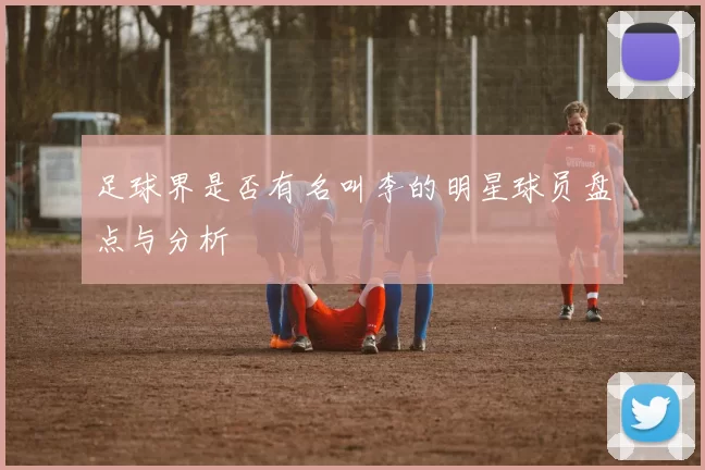 足球界是否有名叫李的明星球员盘点与分析
